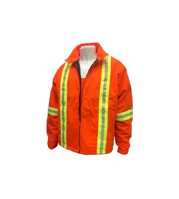 WINTER LINED HIGH VISBILITY SAFETY JACKET ( NON FR)