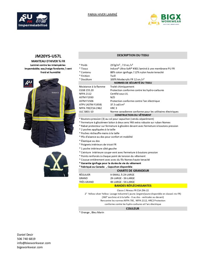 Chemise de travail FR S264YS-FR7 - Image 2